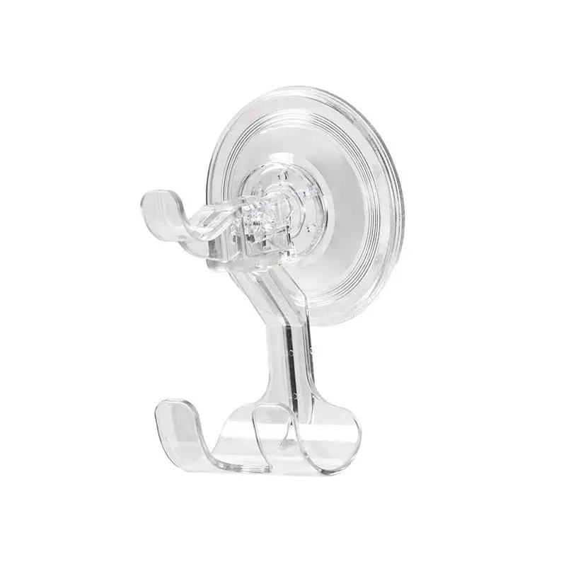 Kitchen Bathroom Shower Wall Mount Plastic Powerful Vacuum Towel Suction Cup Hanger Holder Hooks