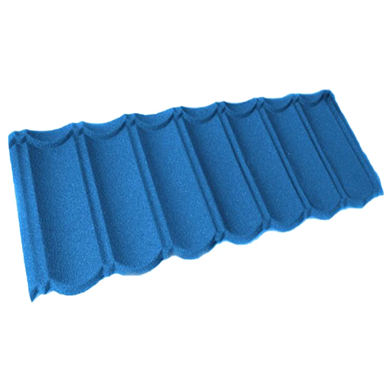Modern Industrial Design Villa Rooftop Panels Red Stone coated steel roofing tile Roman Sheet for Hotel Applications