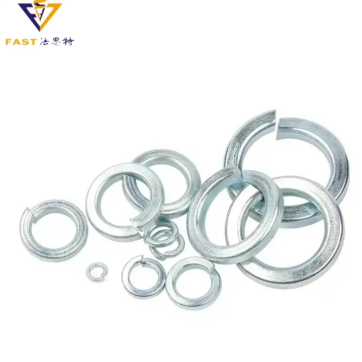 FAST China Manufacturer M3-M36 Spring Washers Carbon Steel Galvanized Metal Open Lock Washers DIN7980