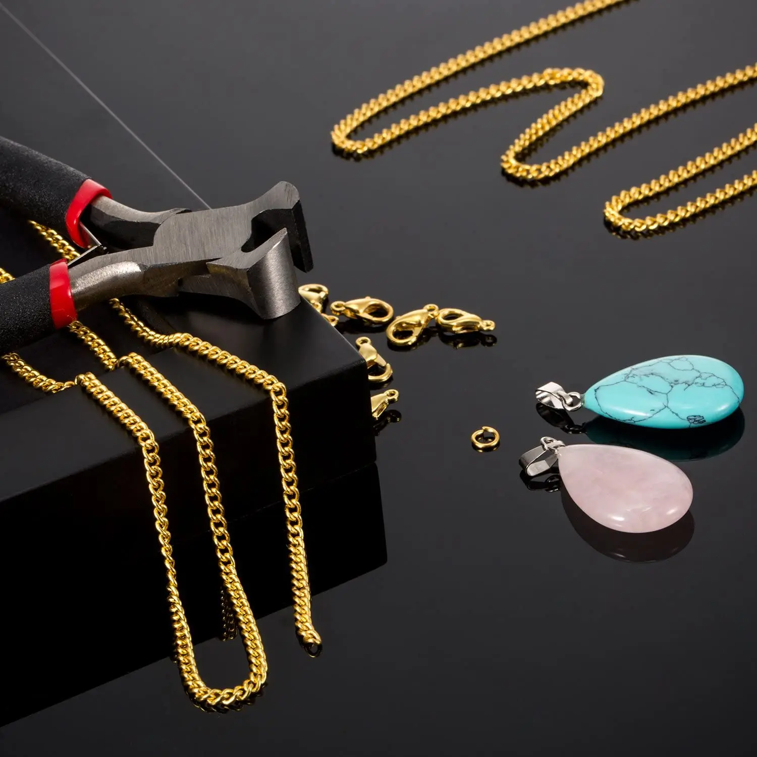 Best Selling Clay Cutters Polymer Set Charms Bracelets Chains Chain Ceramic Crystal Beads For Jewelry Making