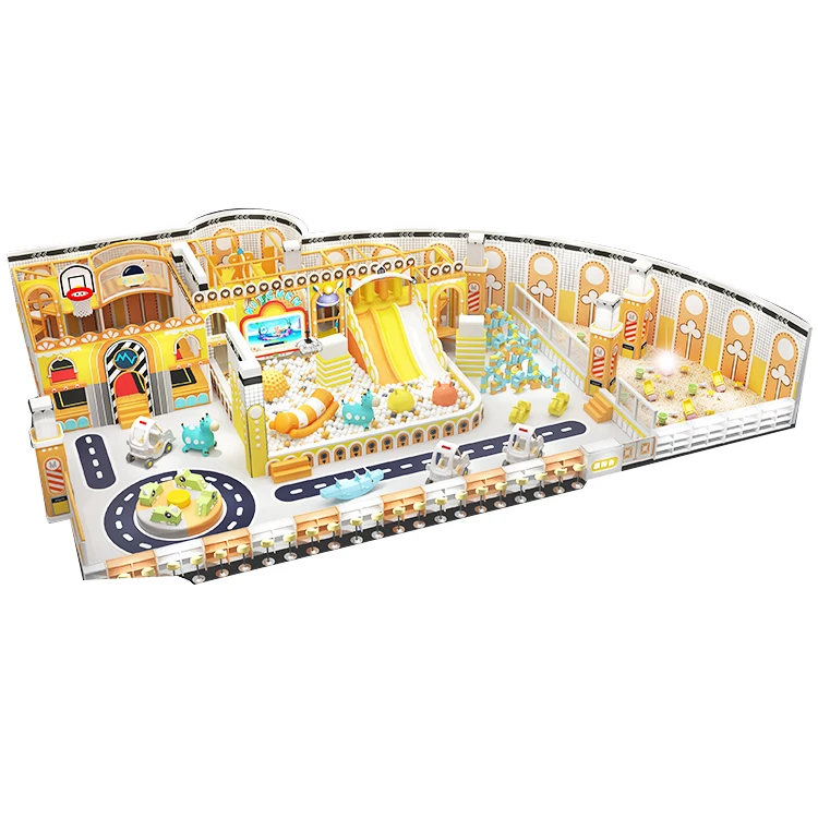 223 Sqm 4.5 M Height Commercial Forest Theme Indoor Playground Equipment Jungle Soft Play Area