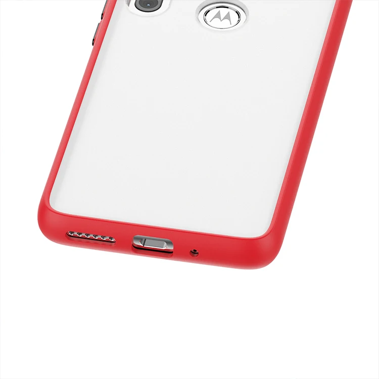 Anti Fingerprint Frosted Cell Phone Case For Motorola Moto G8 POWER LITE,Clear PC TPU Case For Motorola Moto E6S 2020