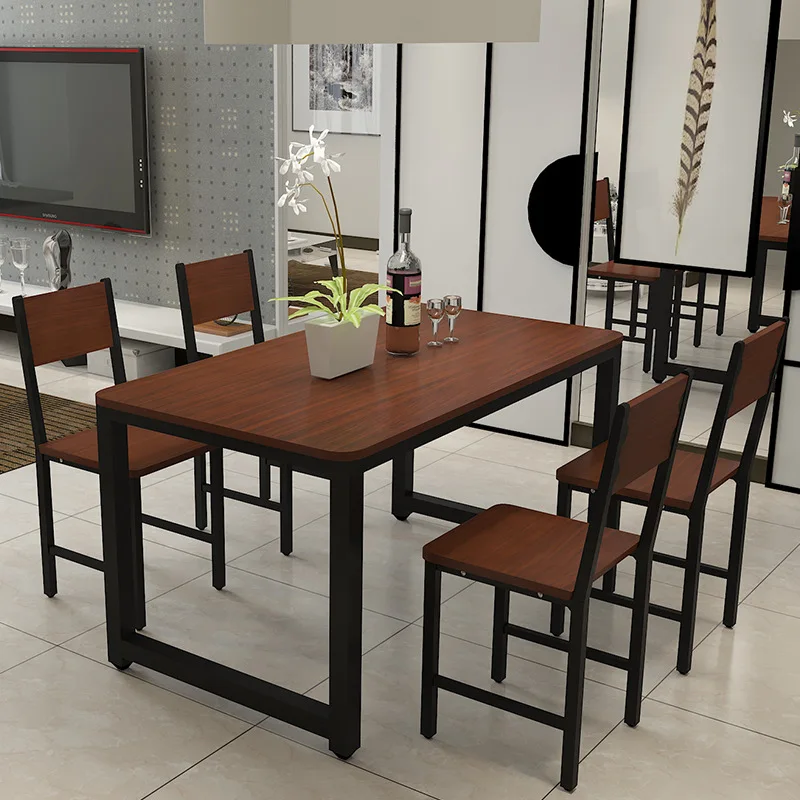 
2021 New Living Room Furniture Modern Dining Table And Chairs Set 