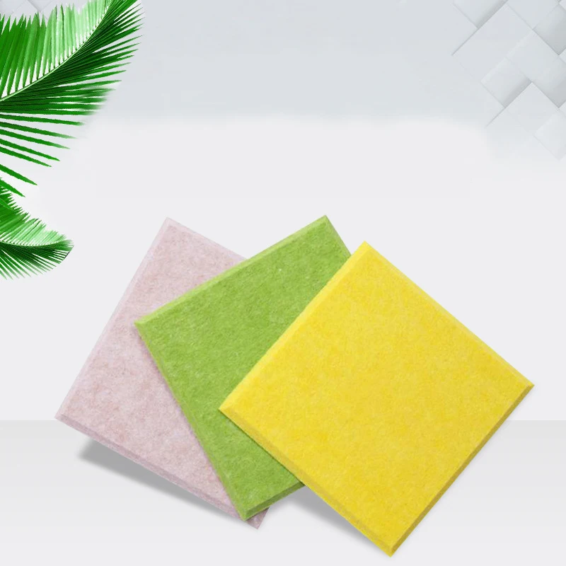 Self Adhesive Soundproofing And Fireproof 100% Polyester Board Decorative Soundproof Panels For Office