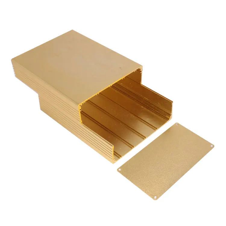 Aluminum Extruded Electrical Equipment Plc Boxes Enclosure DIY Customization Split Body Metal Electronic Terminal Block Case