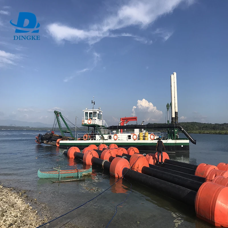 DINGKE Customized small hydraulic cutter suction sand dredger from Weifang
