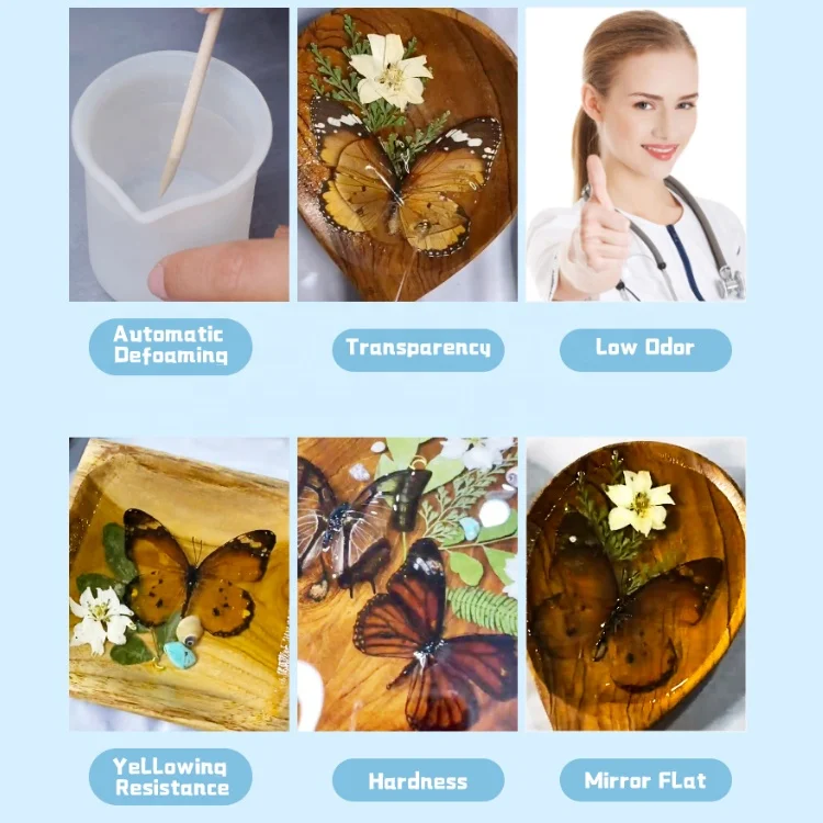 OEM Factory Crystal Clear Epoxy Resin Clear Epoxy Resin For Floors Table