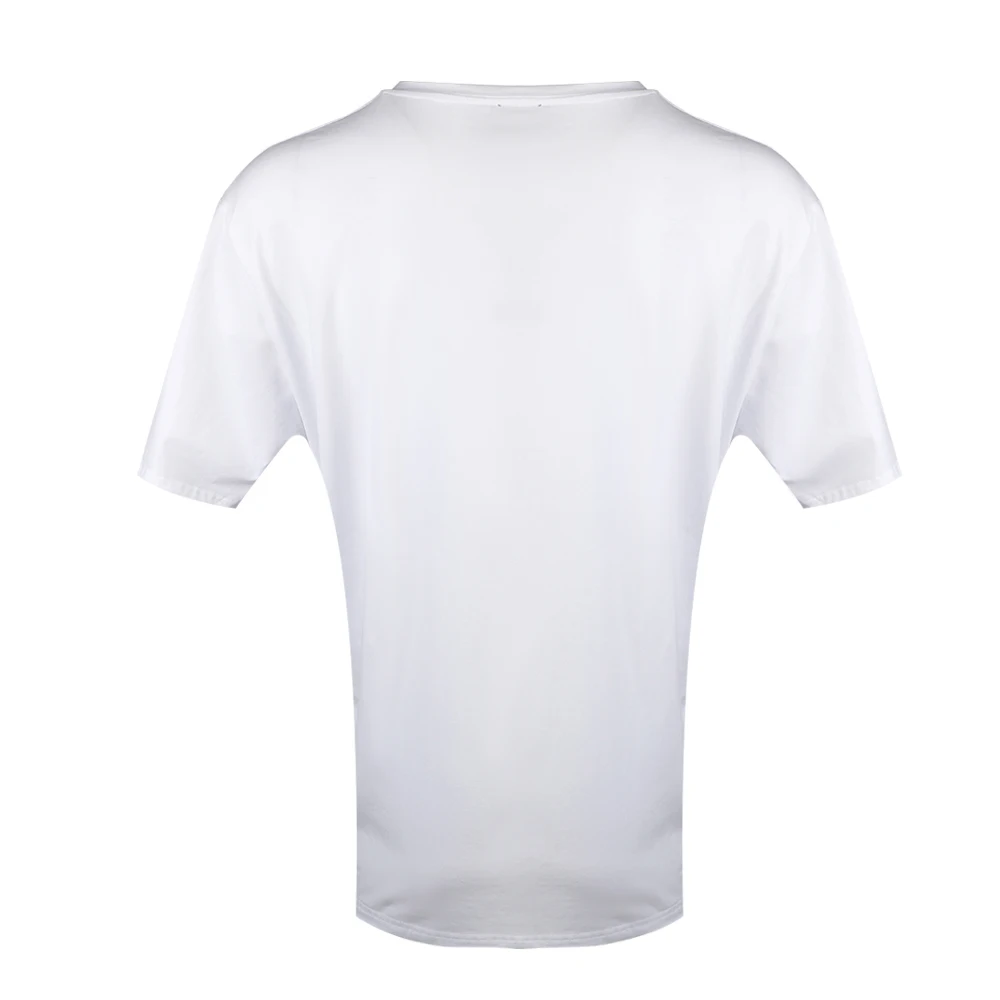 Bulk Production Fashion Anti Wrinkle O Neck Boys Plain White Cotton Spandex T Shirts