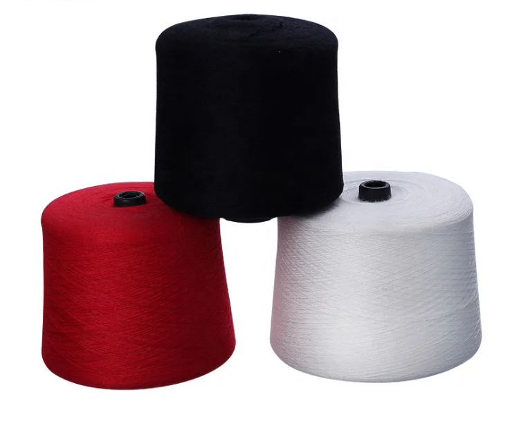 
Recycled cotton yarns of various colors 