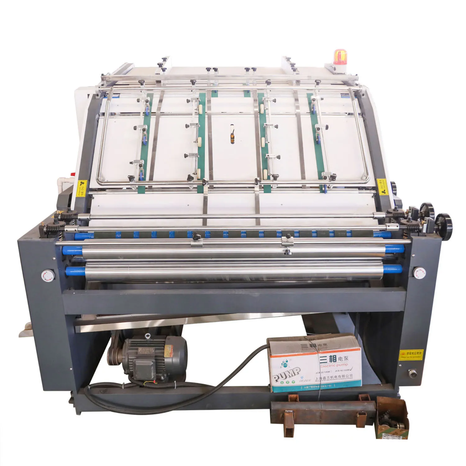 Easy Operation Semi Automatic Flute Laminator Machine Flute Laminating Paper Laminate Machine Flute