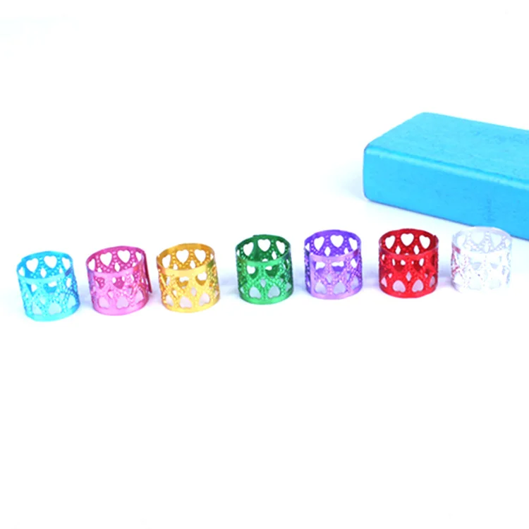 
 100 шт./лот золотистые/Серебристые/черные/смешанные Серебристые золотистые микро-кольца для волос звенья ужасные косички Дред бусины регулируемые аксессуары для волос  