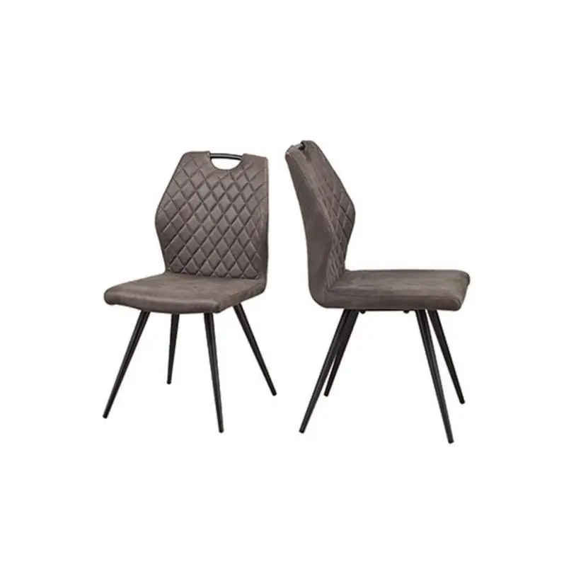 Grey Tufted Dining Chair Fabric Chairs Min 8 Gray Hollow French Room Cafe Fine 5 Set Fancy Seat Double Swivel With 4 Wheels