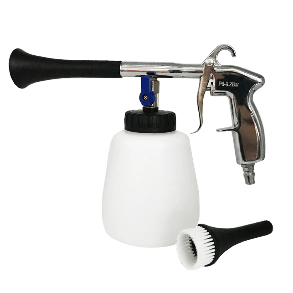 MZL Car Cleaning Gun High Pressure Cleaning Tool Portable Tornado Car Wash Gun With Brush Interior & Exterior Car Cleaning