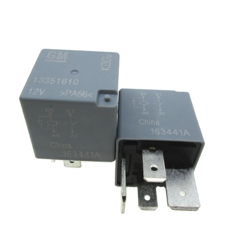 NEW car AUTO 12V relay Fuse box relay GM-13351610 12V 13351610 GM13351610 13351610-12V 12VDC DC12V 12V 80A 4pin