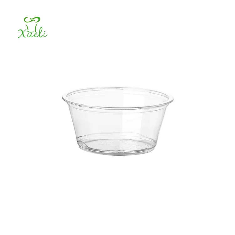 Sauce Cup Food Grade PET Container / Takeaway Sushi Soy Cups 3.25oz 100 Pary Cup Mldisposable Plastic Zhejiang Transparent 50000