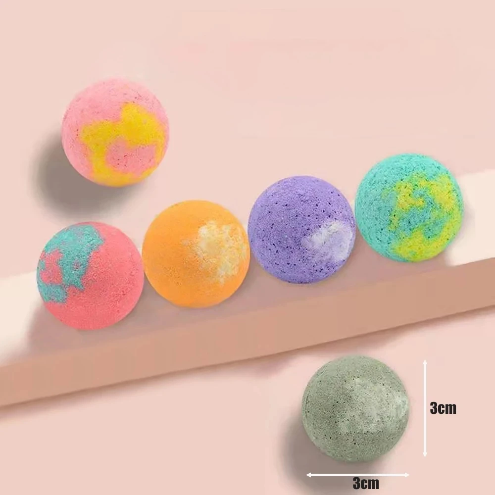 Wholesale Hot Sale 6 Pieces Of Natural Ingredients Colorful Bath Bomb Gift Box