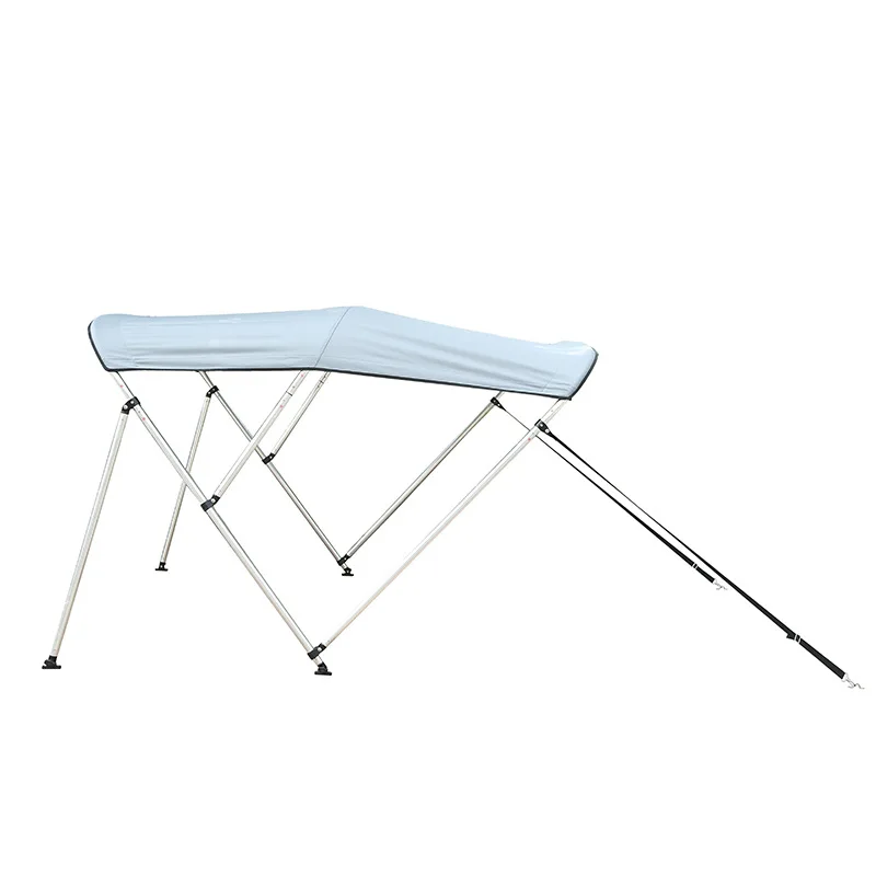 GREAT FAST watersport wakeboard outdoor aluminum stainless steel round tube 600d oxford fabric 3 Bow Stainless Steel Bimini Top