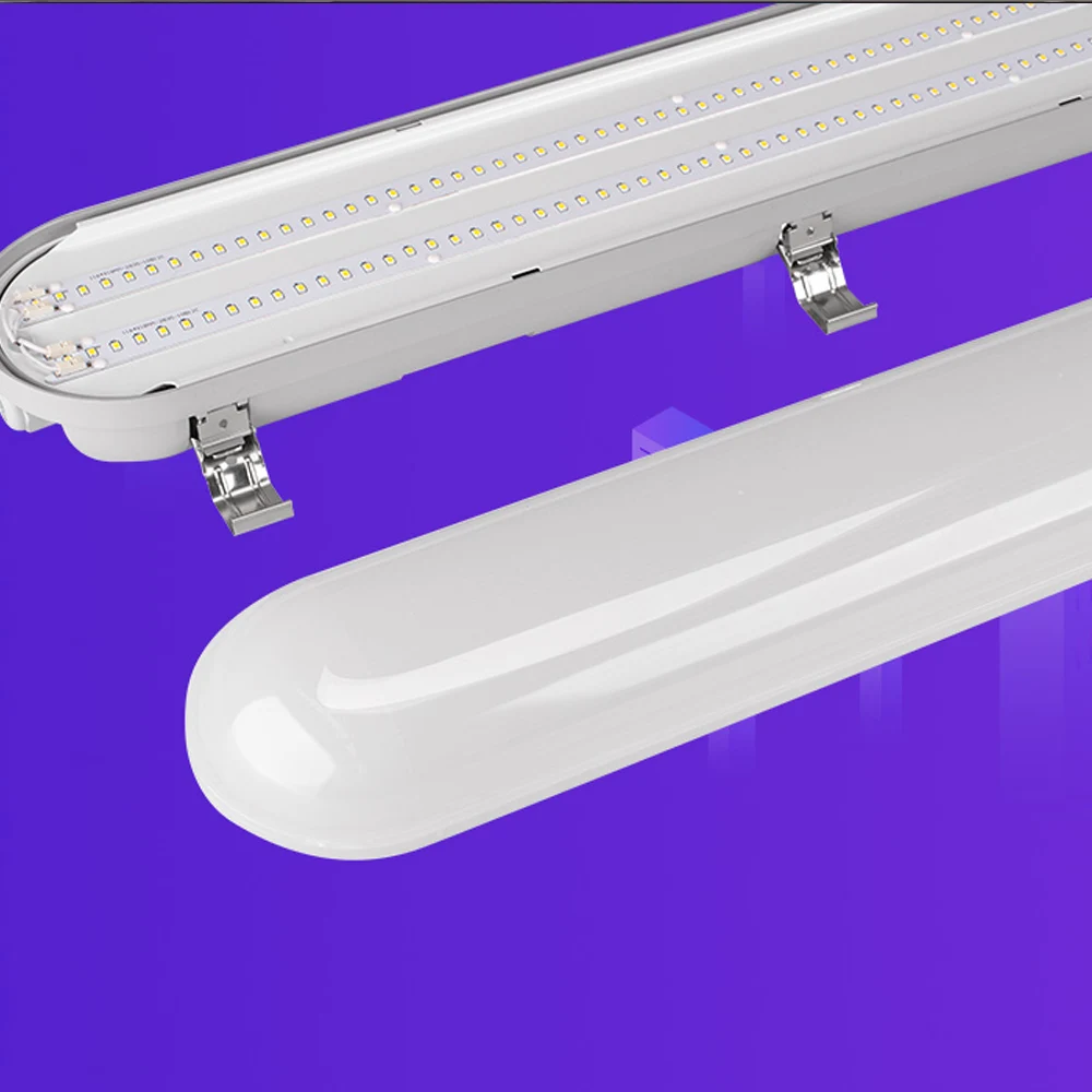 tacway 2*18w 1.5m Motion Sensor Linear Light Led Tri-proof Light Fixture Led Batten Lights for shopping mall