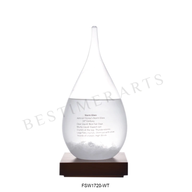 Украшение для рабочего стола, подарок, штормовое стекло, атмосферный барометр, прогноз погоды