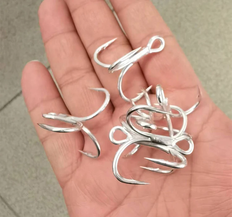 High Quality  4X Stinger Treble Hook Strong Sea Fishing Saltwater Triple Hook Big Game Tuna Wholesale Fish Hook