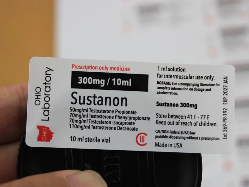 Good quality  design 10ml pharmaceutical vial labels