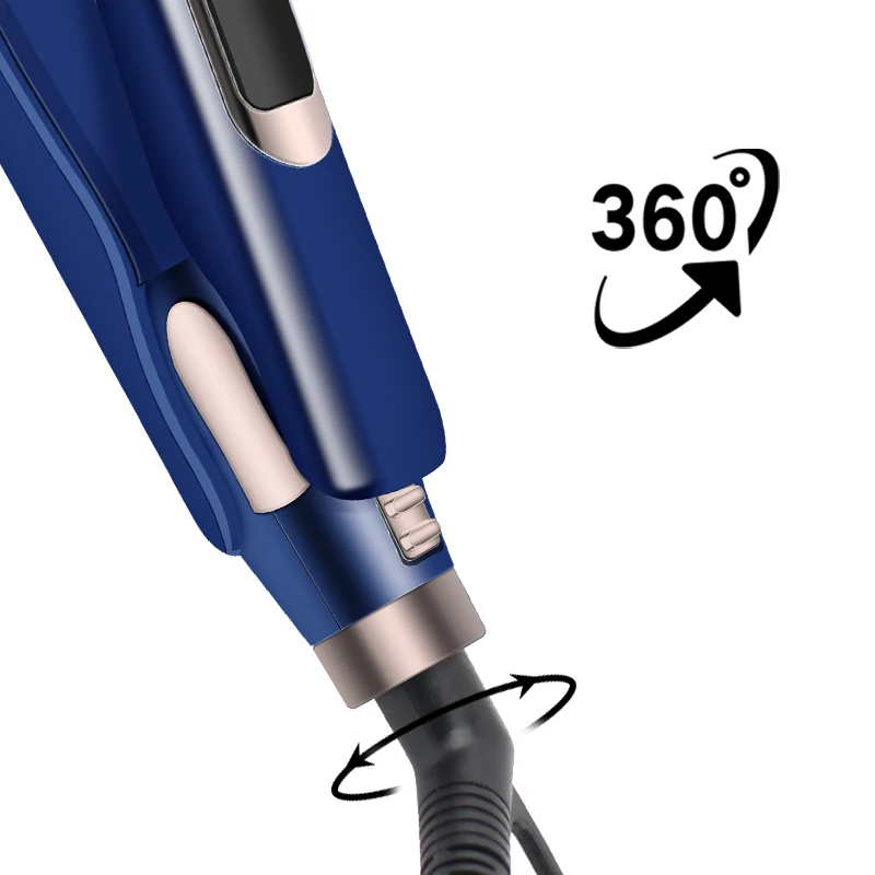 Professional Hair Salon Negative Ion Hair Straightener Curling Iron 2-in-1 Long Lasting Styling Blow Dryer flat Iron