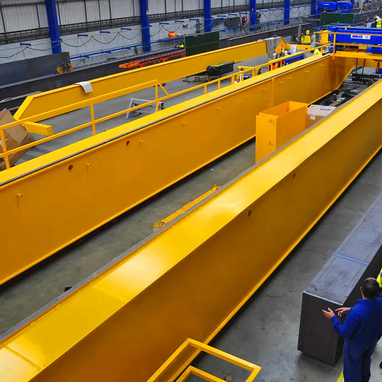 EOT Rail Mounted Travelling steel factory overhead crane 35 tons