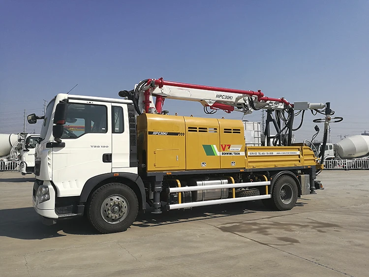 Concrete Spraying Chinese Machine HPC30KI Working Capacity 10.5cbm/min Spraying Shotcrete Machine