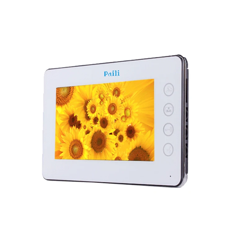 Paili brand IP interfon video intercom door bell 7 inch 1080p video door phone for home