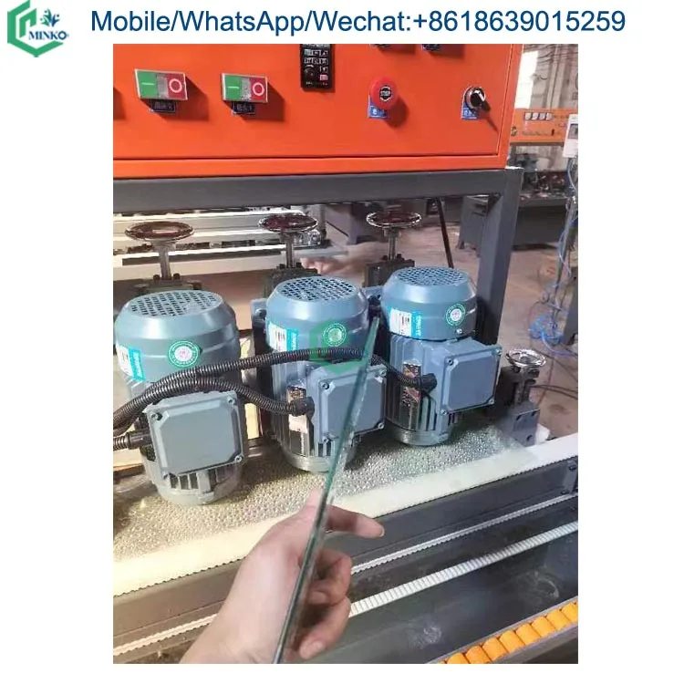 Портативное оборудование для обработки углов кромки стекла машина полировки зеркальных кромок с прямой линией