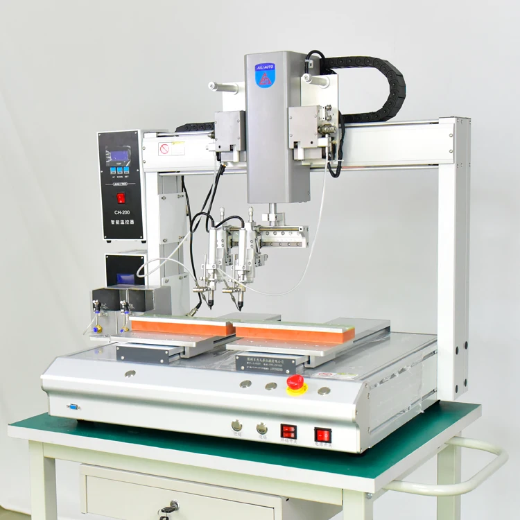 High efficiency low price double head automatic soldering machine 4-axis Tin soldering robot