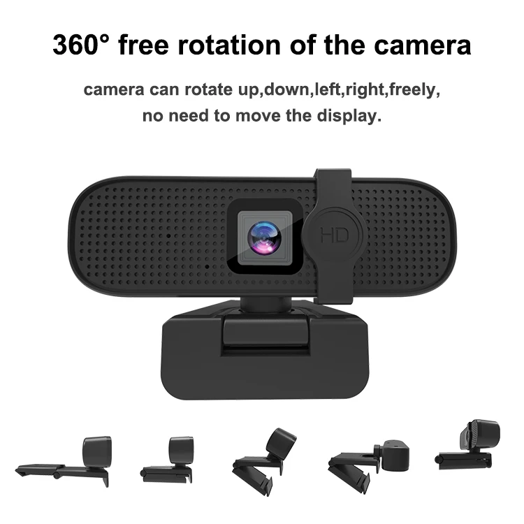 2K 4K Conference PC Webcam Autofocus USB Web Camera with Microphone Privacy Cover 1080P Computer Laptop Gaming Webcam