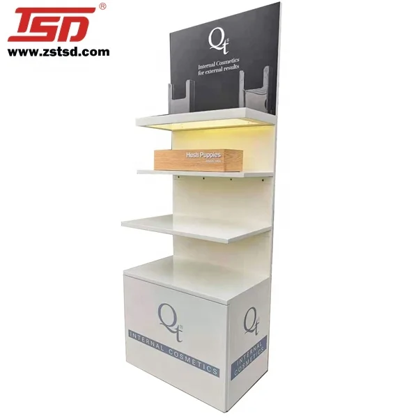 acrylic counter top 4 sided rotating lip balm display stand/ lip balm display boxes