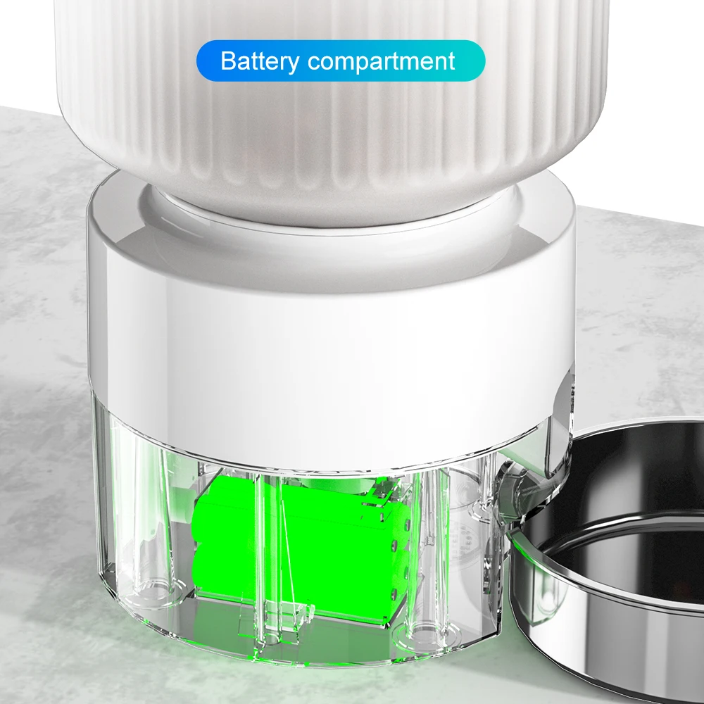 3l Auto Pet Cat Dry Food Dispenser With Clog-free Design Wifi Automatic Cat Feeder