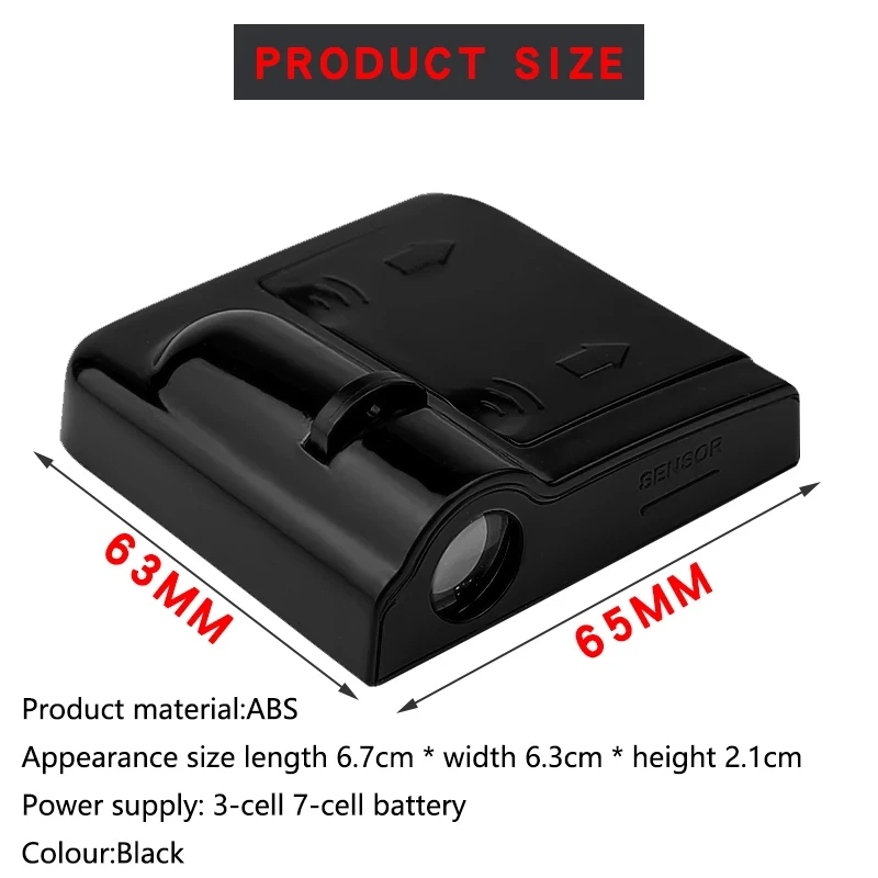 Wireless Car Door Ghost Shadow Projector Welcome Lamp Car door LED Logo Light for All Cars