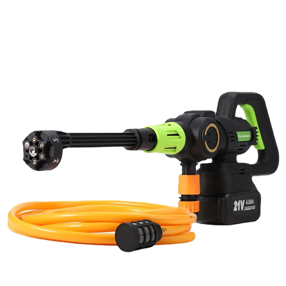 High Pressure Mobile Car Wash Machine Self-Service Automatic Car Wash Gun Portable Metal Carwash Equipment for Cleaning