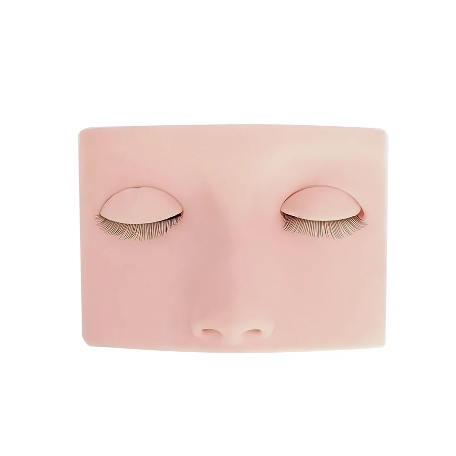 Lashes Extensions Training Lash Removable Eyelid Practice Makeup Model Head Silicone Mannequin Head