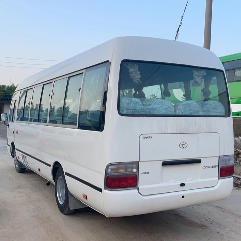 Дешевые Роскошные автобусы с левым рулем подержанные автомобили toyota coaster автобус для продажи