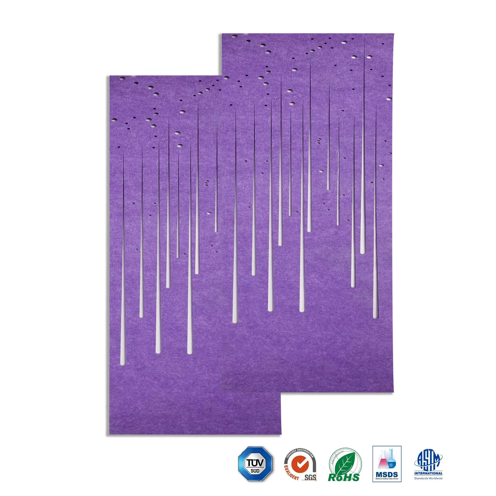 
Sound Proofing Studio High Density Polyester Fiber Acoustic Panel for Studio Home and Office 