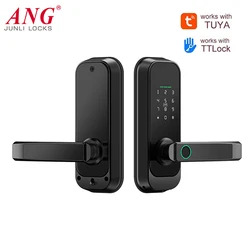 American Hot Sell Easy Install Tuya Digital Electronic Smart Door Lock For Home Hotel Apartment