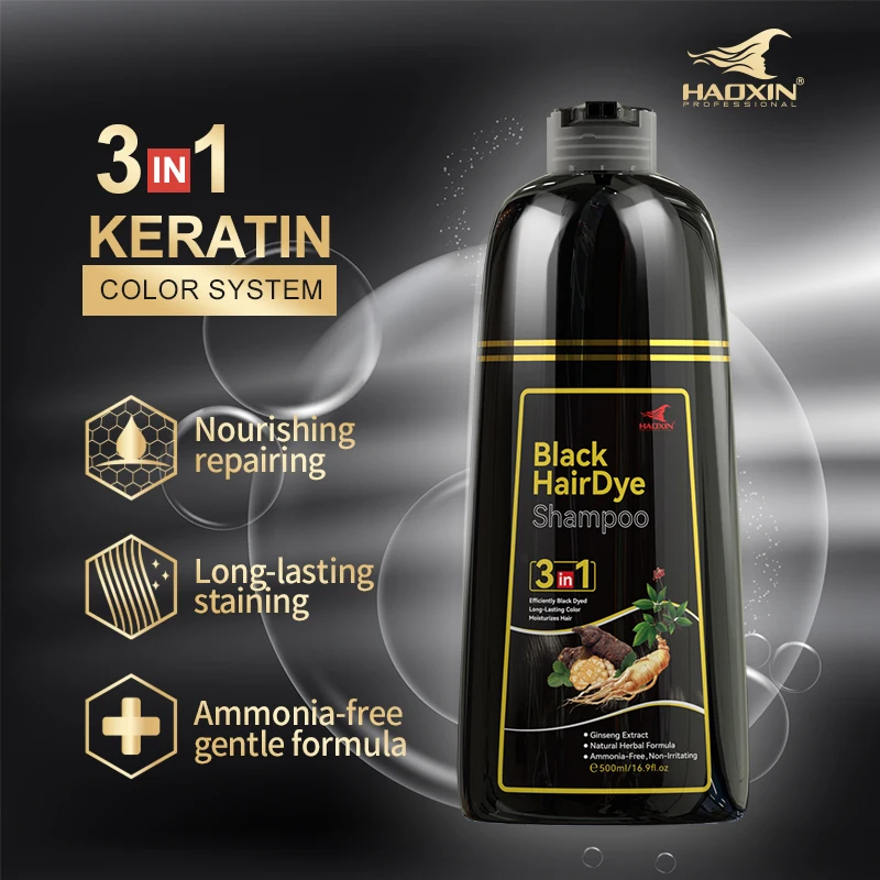 HAOXIN Factory Darkening Shampoo Bar herbal Hair Darkening Shampoo Bar natural Hair Darkening Shampoo