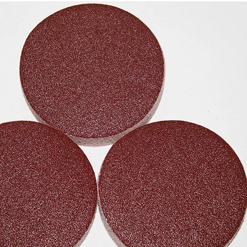 Abrasive Hook And Loop 125mm 150mm Aluminum Oxide Round Sand Paper Sanding Disc Abrasive Disc for Polishing Car Wood