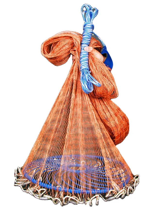 
Price frisbee cast net fishing cast net fishing net nylon chain cast net 