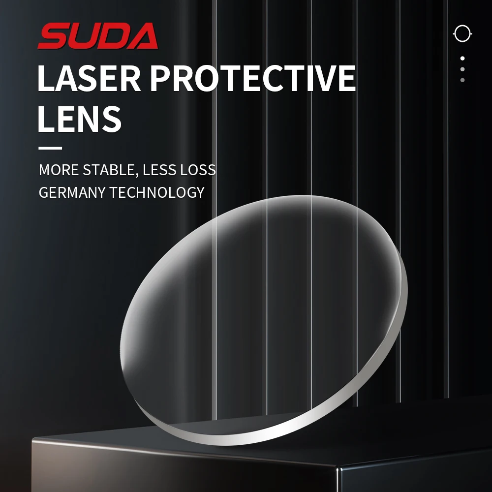 24.9x1.5 27.9x4.1 Higher Cost Performance Fiber Laser Cutting Protective Lens Glass Window