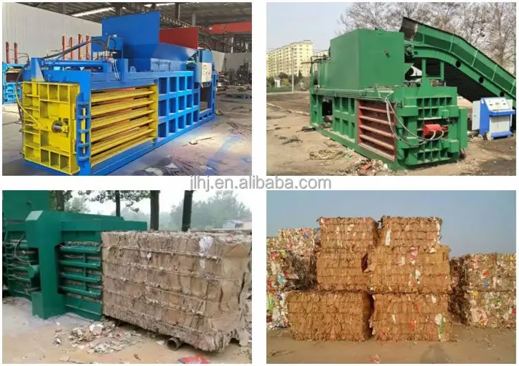 Автоматические горизонтальные пресс-подборщики для макулатуры/картонная гидравлическая пресс-машина/Горизонтальный пресс