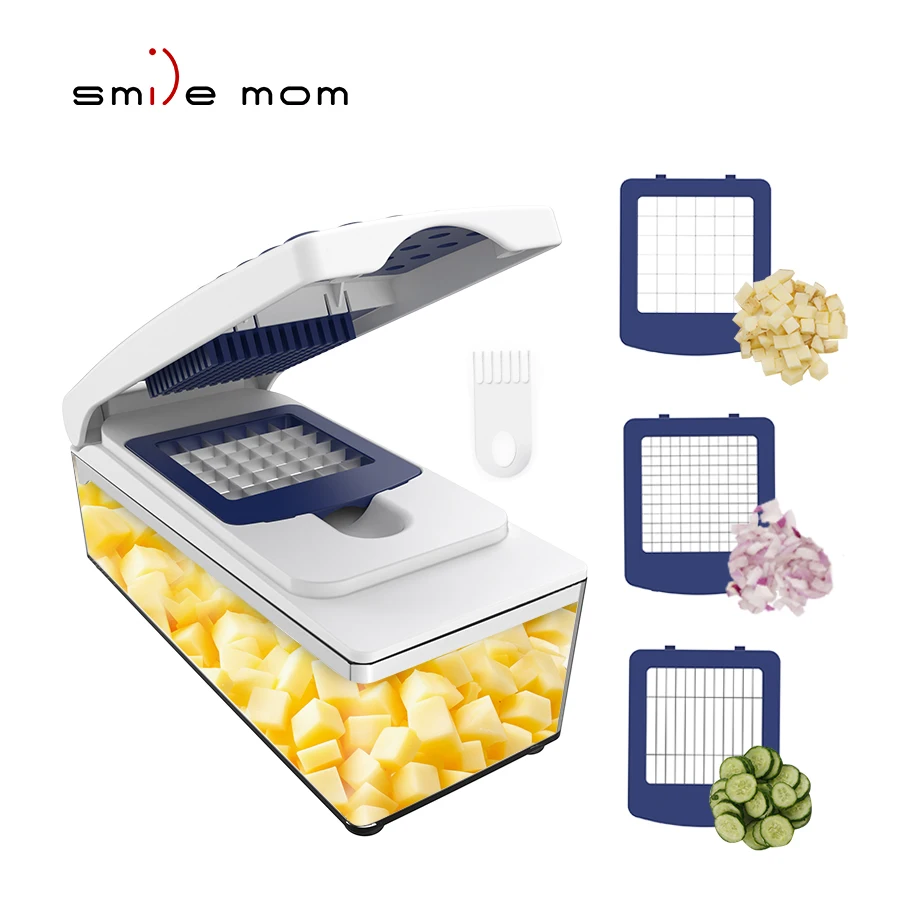 Factory Price Multifunctional Vegetable Onion Chopper with Filter Basket Vegetable Onion Cutter Slicer and Food Dicer