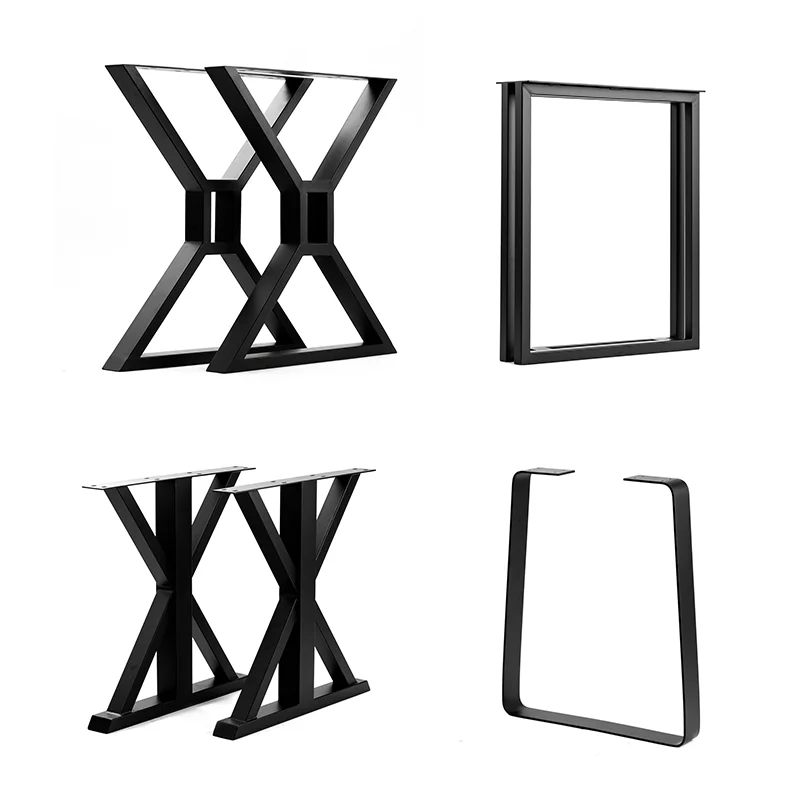 Table Frames Office Desk Industrial Cast Iron Bench Brackets Modern Furniture X Steel Coffee Dining Metal Table Legs For Table