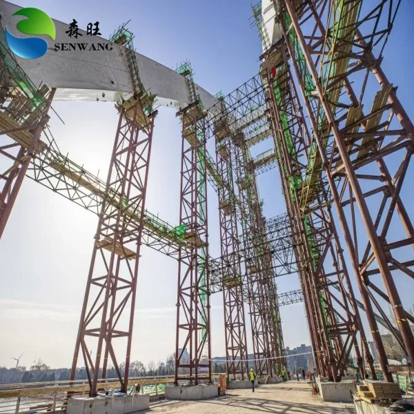 Long span steel structure pedestrian bridge High quality metal bridge