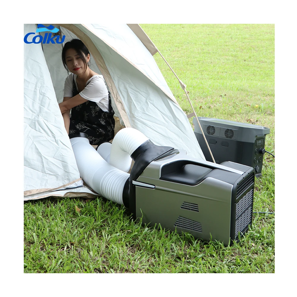 110V 230V 50/60Hz tent air conditioner 4200BTU energy saving camping air conditioner 1300W powerful cooling system for camping