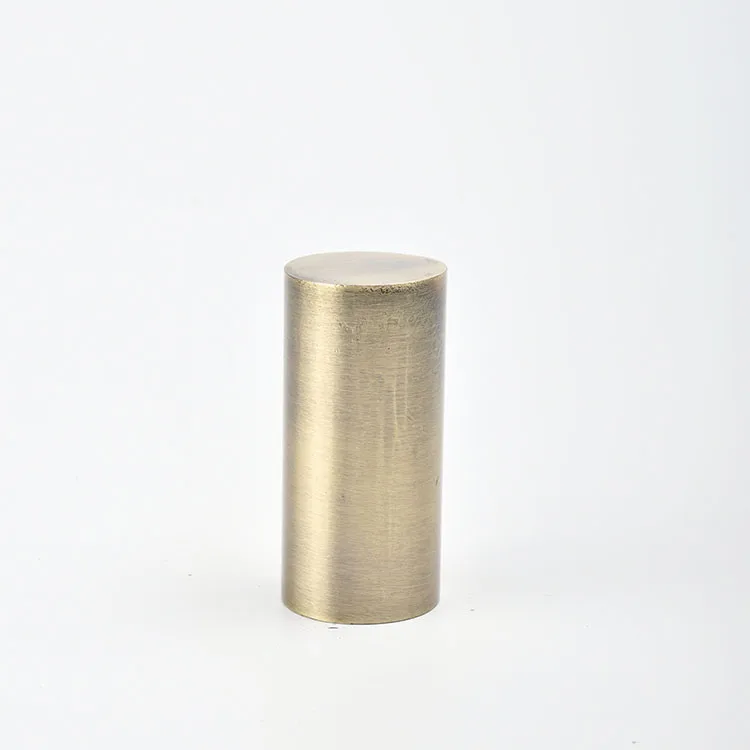 Manufacturer European High Quality Curtain Rods Set Metal Curtain Rods With Glass Finial